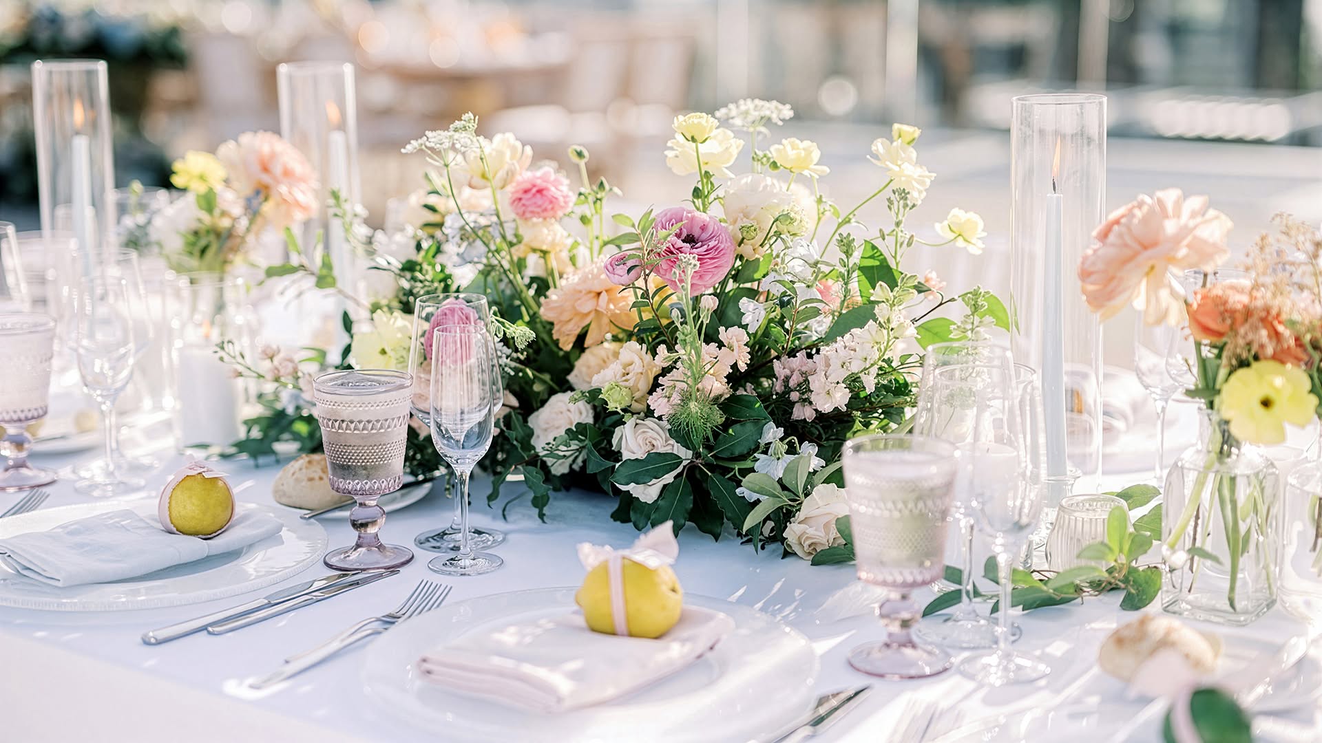 A carefully attended detail from a San Diego wedding by Bliss Events.