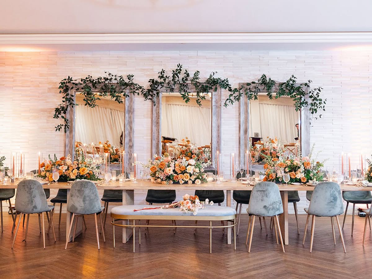 A romantic and playful Estancia La Jolla wedding for Haley and Gabe in La Jolla, planned by Bliss Events.