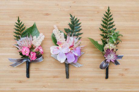 Three simple and elegant floral arrangements